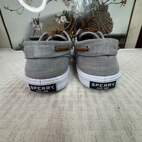 Sperry Top-Sider Mens Size 8.5 Gray Boat Shoes classic casual wear - Picture 3 of 7